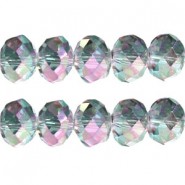 Glas Facet kralen 12x8 Disc